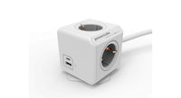 PowerCube Extended USB A+C<br/><b>Mit cleverem Schreibtisch-Dock</b><br/>4-fach Steckdose mit 1,5 m Kabel