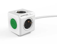 PowerCube Switch Extended 1,5m<br/>4-fach Steckdose mit Schalter (Grau)