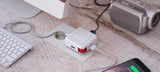 PowerUSB, USB Hub und Ladestation mit 4x USB, 230V Schuko + DE TravelPlug