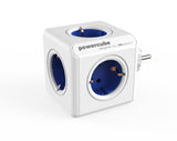 PowerCube Original<br/>Reiseadapter & 5-fach Steckdose<br/>(Grau, Blau, Rot, Grün)