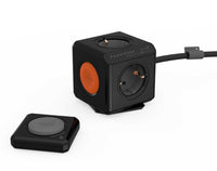 PowerCube Remote Extended<br/>4-fach Steckdose mit Schalter und Fernbedienung (Schwarz oder Weiß)
