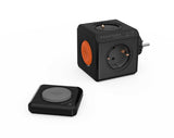 PowerCube Remote Original<br/>Reiseadapter & 4-fach Steckdose mit Schalter und Fernbedienung (Schwarz oder Weiß)